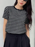 CAMISA DE MUJER NEGRA Y BLANCA