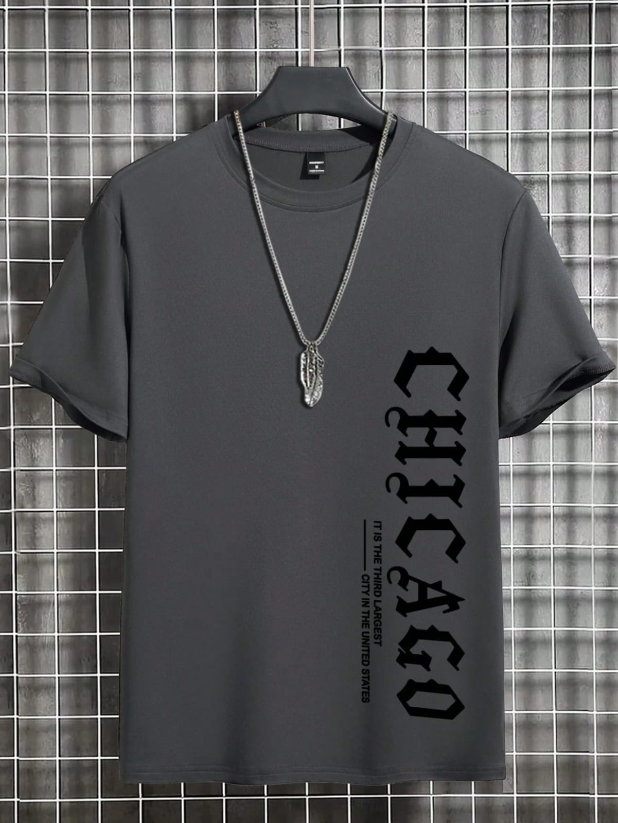 CAMISETA DE CABALLERO COLOR GRIS TALLA M 00003779