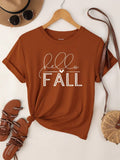 CAMISA NARANJA DE MJER HELLOFALL