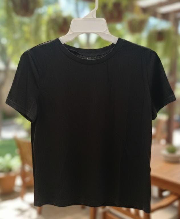 CAMISA NEGRA DE MUJER TALLA M 0007988