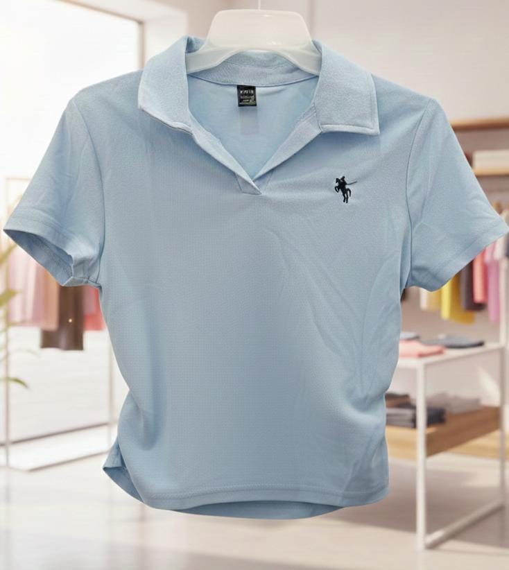 CAMISETA DE CUELLO DE MUJER