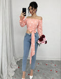 CAMISA MAMGA LARGA DE MUJER ROSADA TALLA XL 00004288
