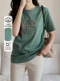 CAMISA COLOR VERDE CON DISEÑOS BORDADOS 00004236