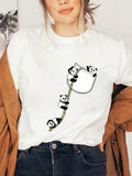 CAMISA DE MUJER CON DIBUJOS DE PANDA TALLA S 0007938