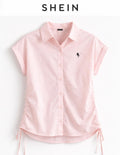 CAMISA DE MUJER COLOR  ROSADA TALLA S 0007574