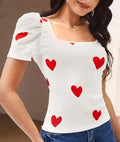 CAMISA DE CORAZON DE MUJER TALLA L 0006275
