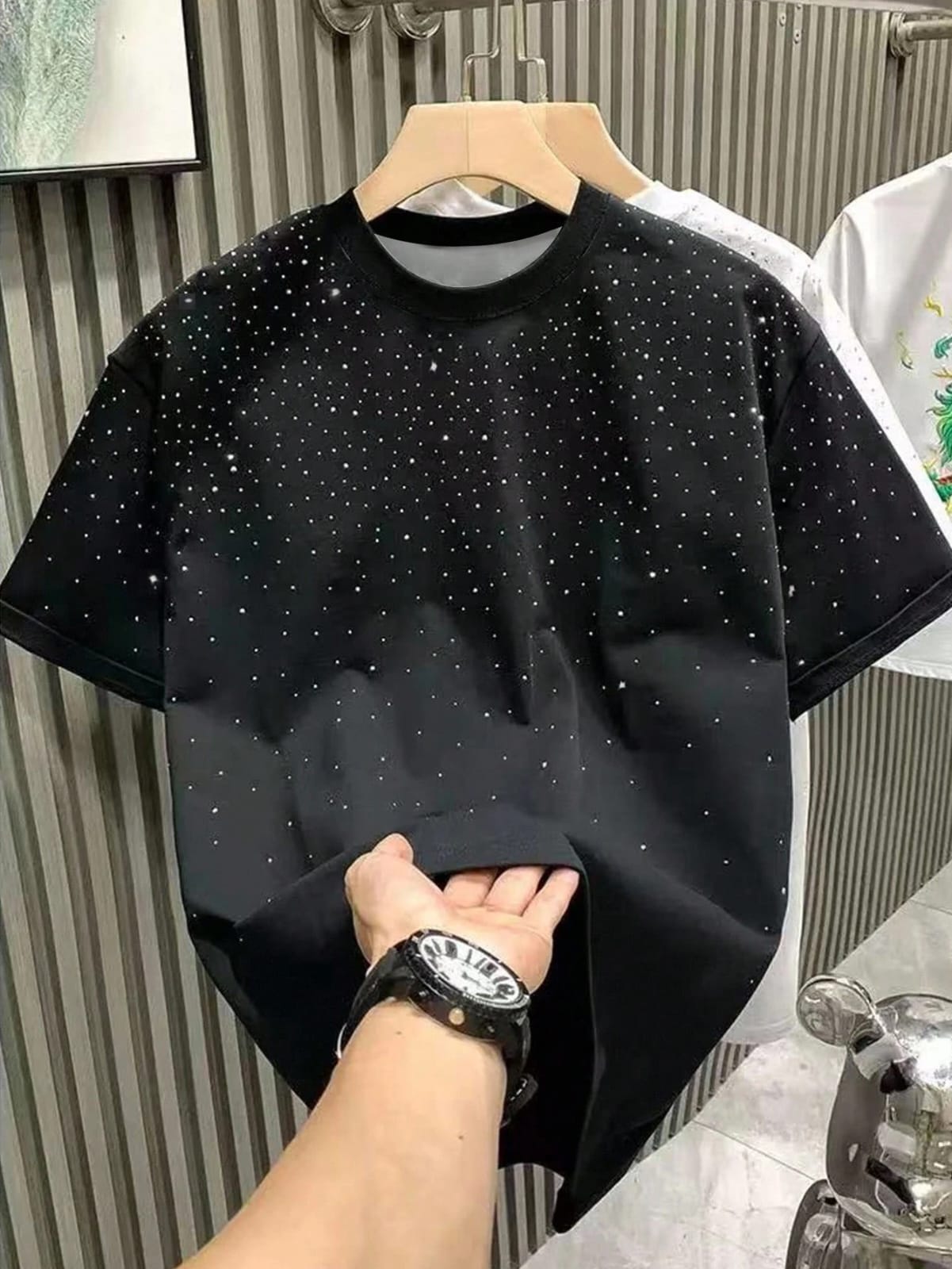CAMISA DE HOMBRE COLOR NEGRO TALLA XS 0008038