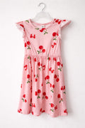 VESTIDO DE NIÑA COLOR ROSADO TALLA 4 AÑOS 0008045