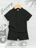 CONJUNTO DE NIÑO COLOR NEGRO TALLA 2-3 AÑOS