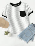 CAMISA CON RAYAS