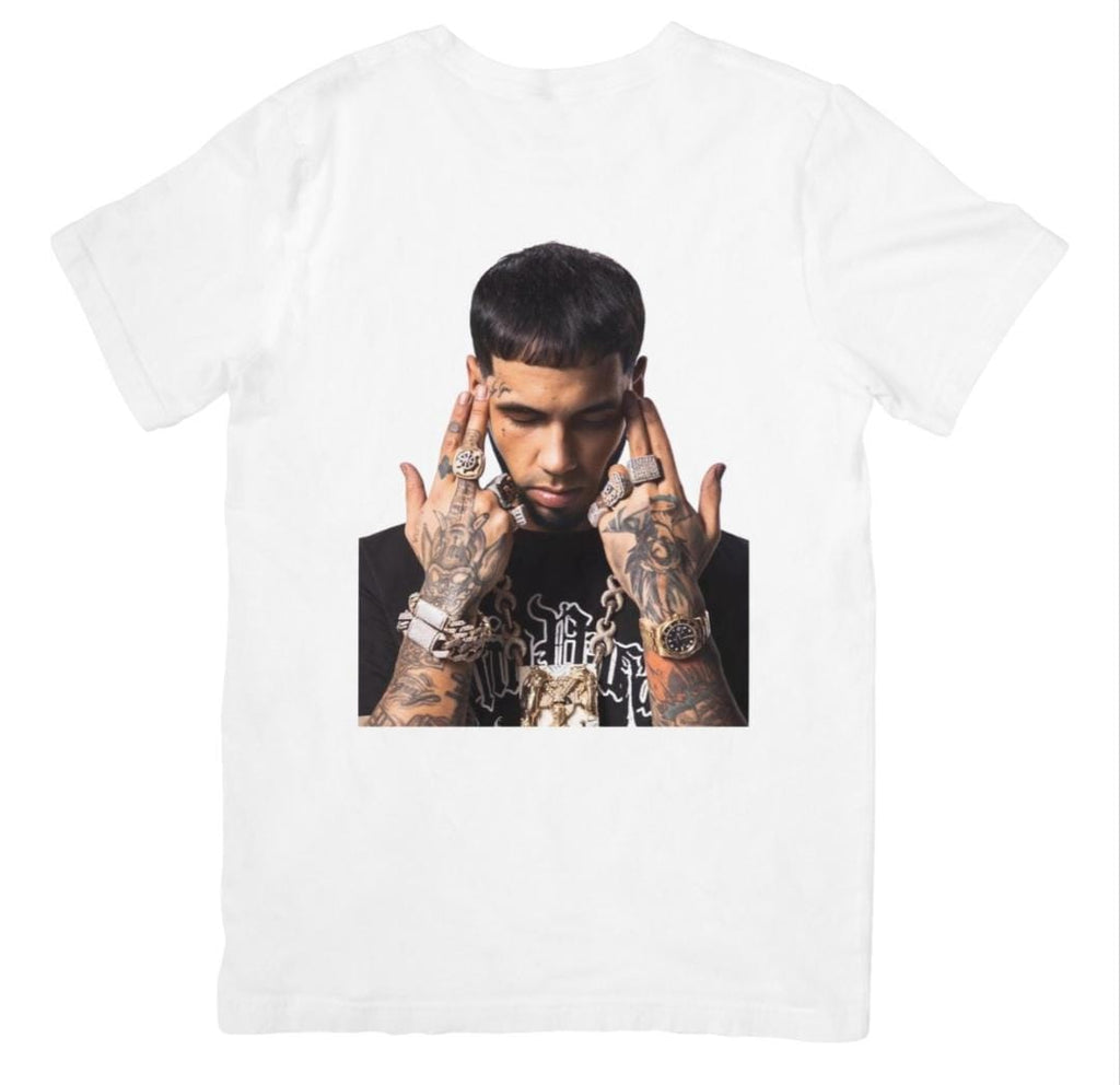 CAMISA DE MUJER CON IMAGEN DE ANUEL ATRAS TALLA S 0008129