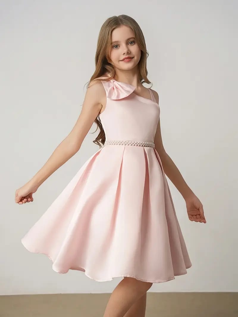 VESTIDO DE NIÑA COLOR ROSADO TALLA 9 AÑOS 0007452