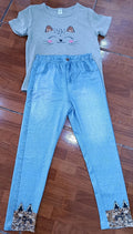 CONJUNTO DE NIÑA COLOR GRIS TALLA 7 AÑOS 0004642