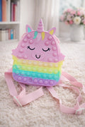 MOCHILA POP IT UNICORNIO