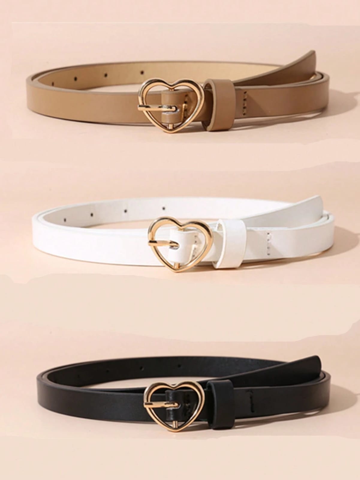SET DE 3 FAJAS DE MUJER  CON EVILLA DE CORAZON
