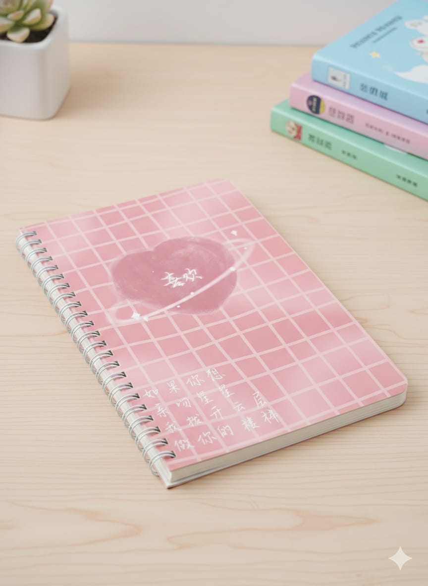 LIBRETA CON UN CORAZON MEDIANA