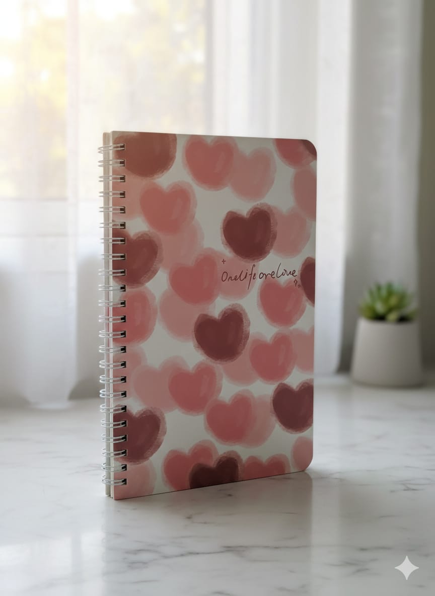 LIBRETA DE CORAZONES MEDIANA