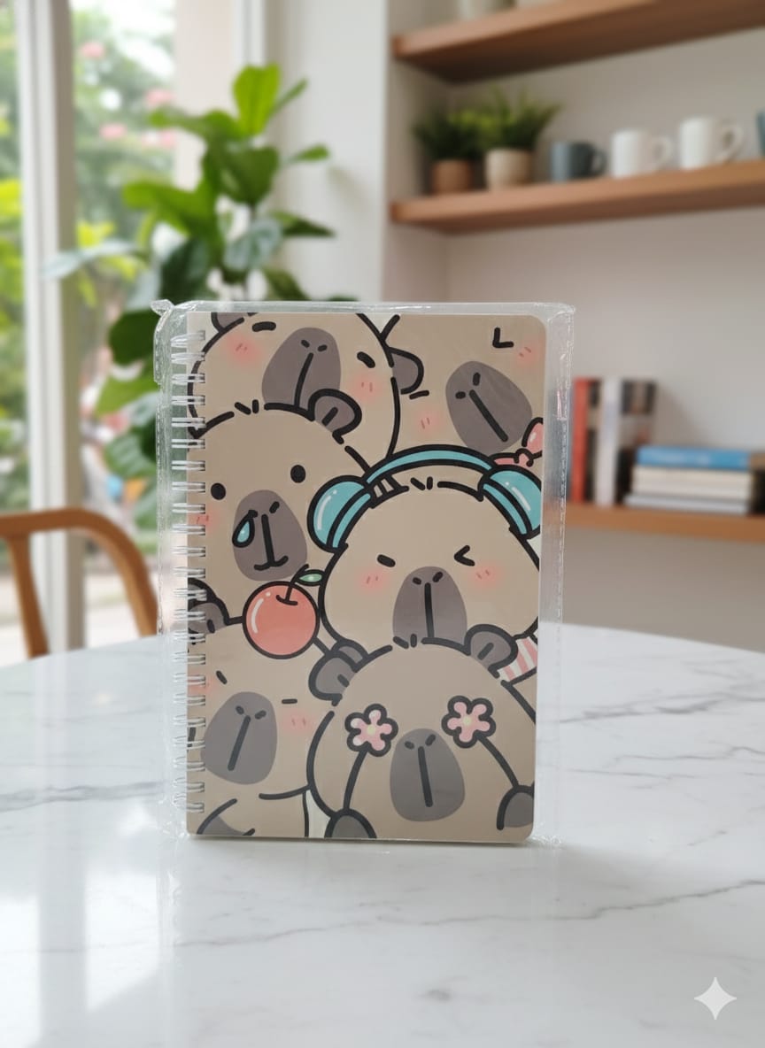 LIBRETA DE CAPIBARA MEDIANA