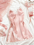 LENCERIA 1 UND PIEZA ROSA TELA SATIN 0008443