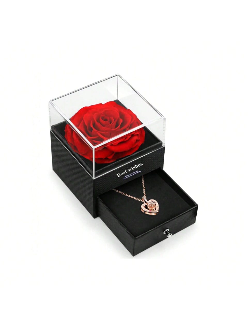 CAJITA CON   REGALO Y CON CADENA