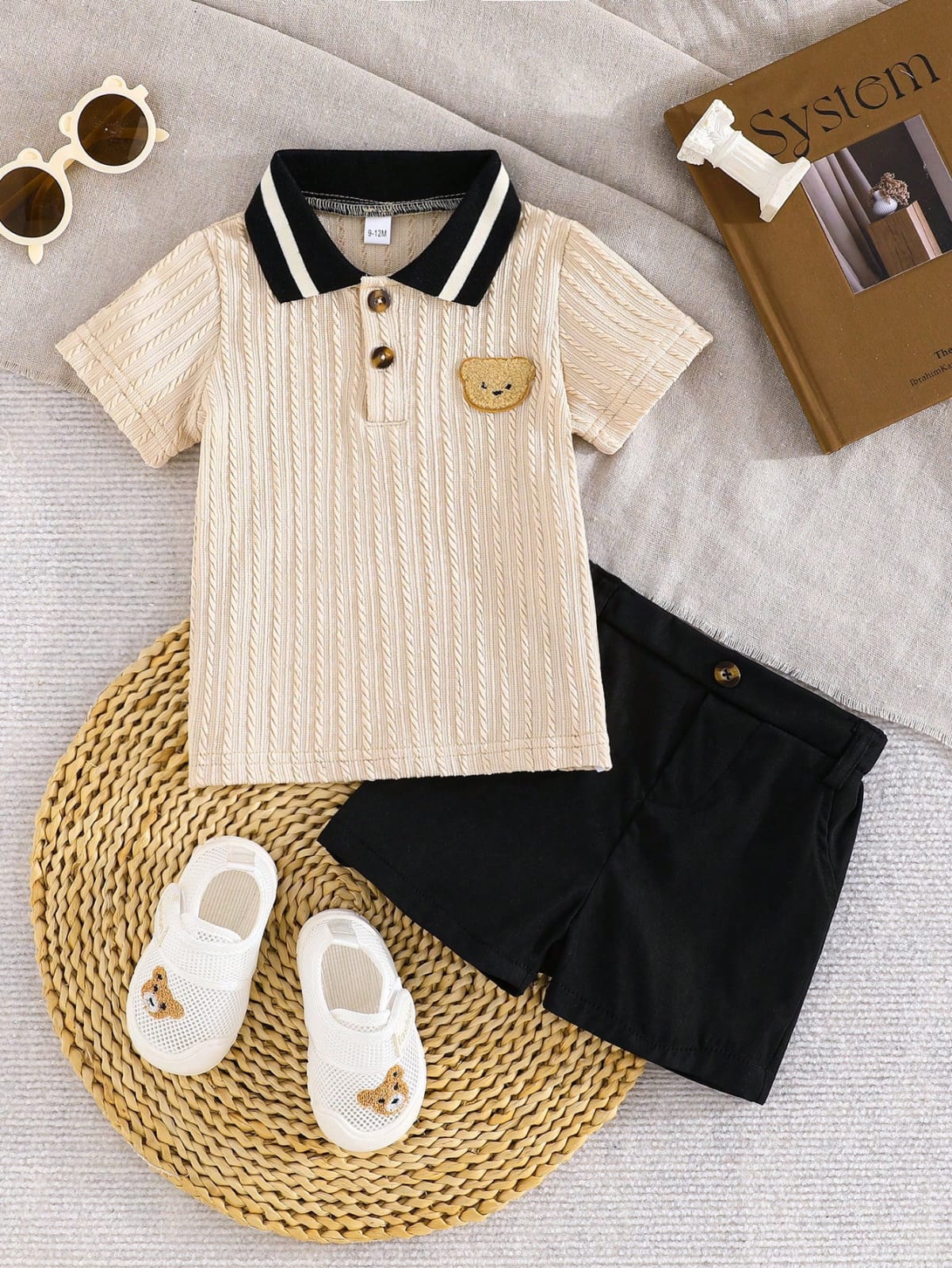 CONJUNTO TELA BORDADA