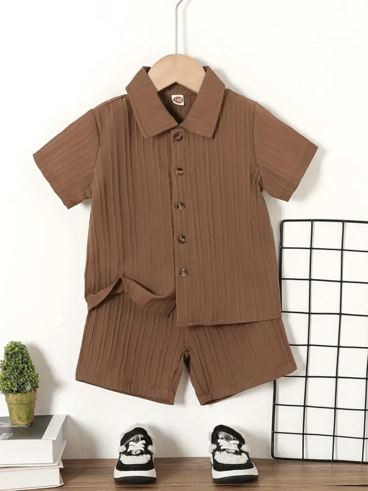 CONJUNTO CAFE DE NIÑO