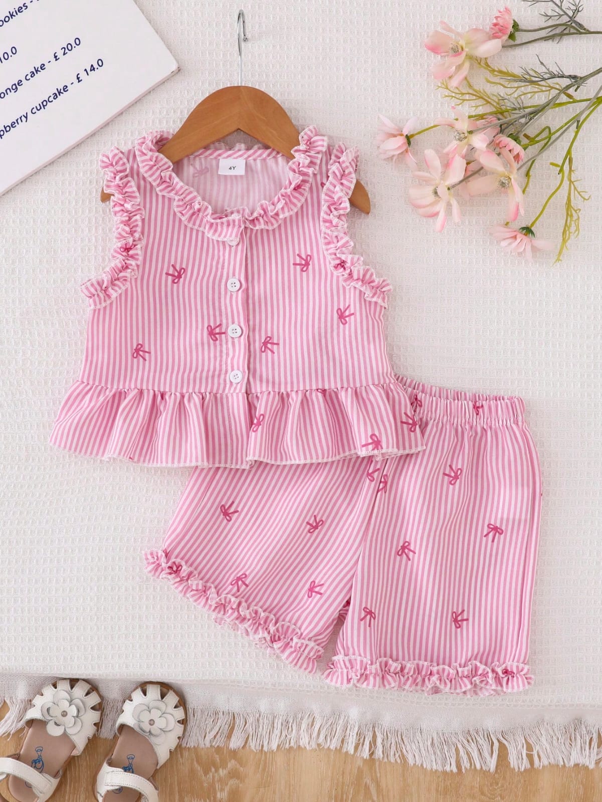 CONJUNTO DE NIÑA CON CHONGITOS