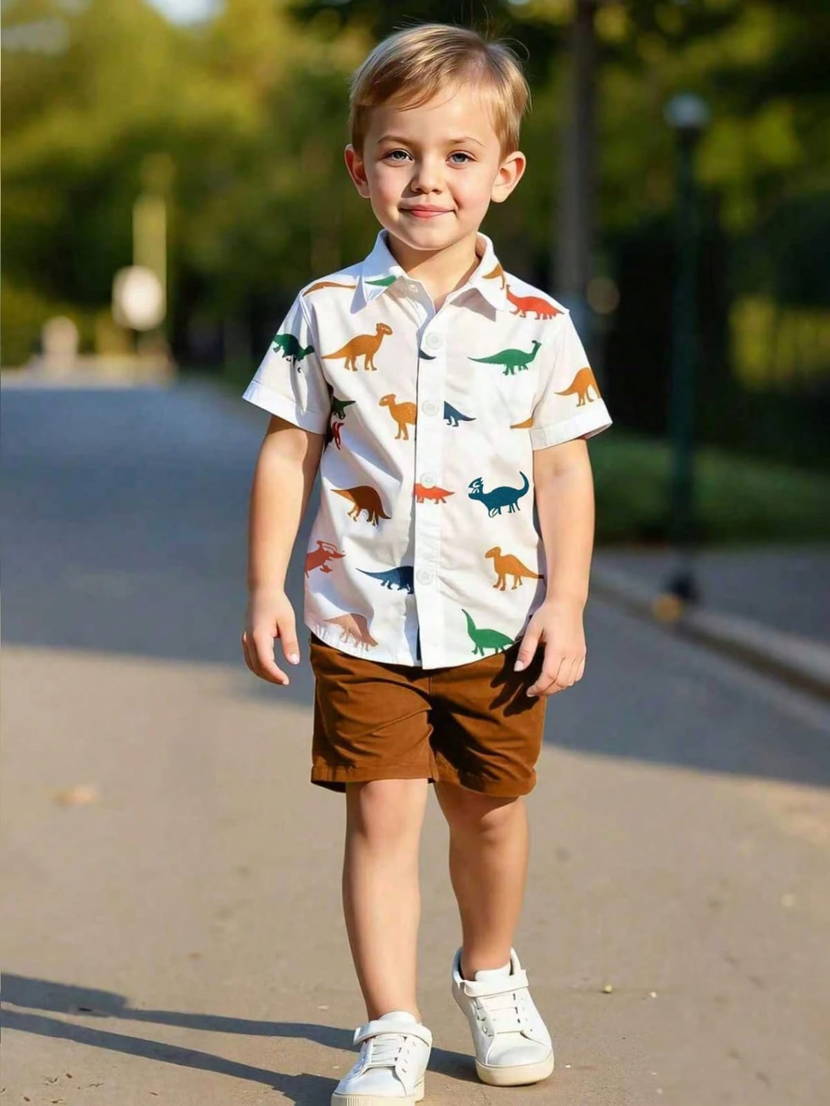 CONJUNTO CON DINOSARIO DE NIÑO