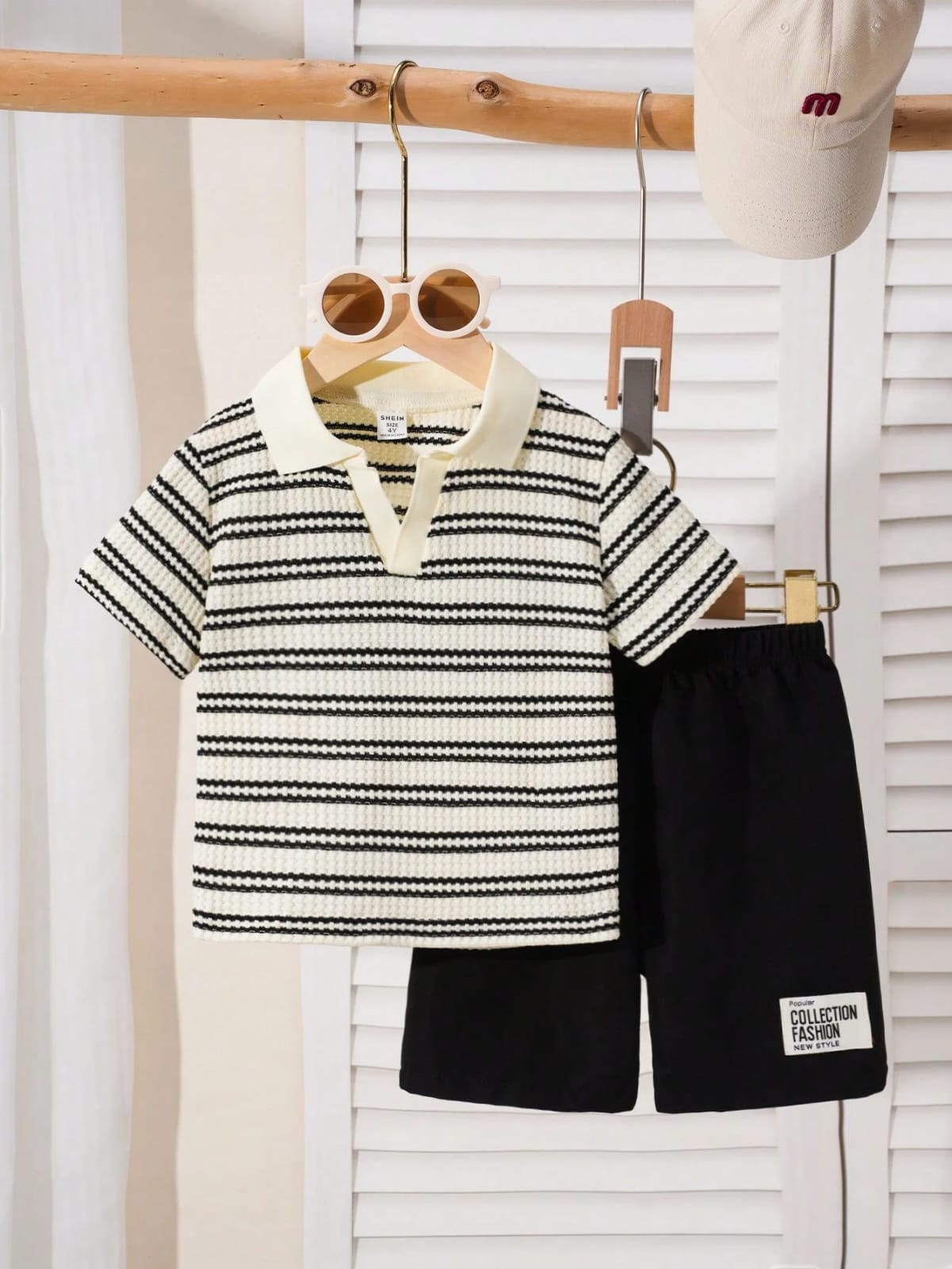 CONJUNTO RAYADO DE NIÑO