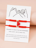 PULSERA DE PAREJA CON DIJE DE IMAN 0008648