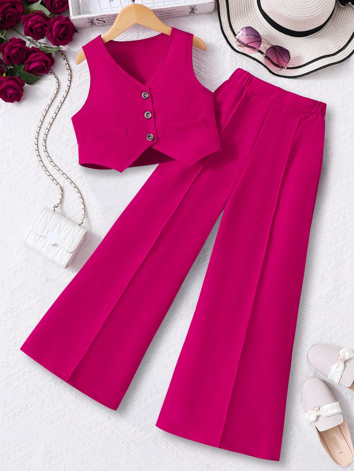 CONJUNTO ROSADO DE NIÑA