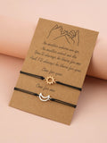 PULSERA DE PAREJA DIJE SOL Y LA LUNA