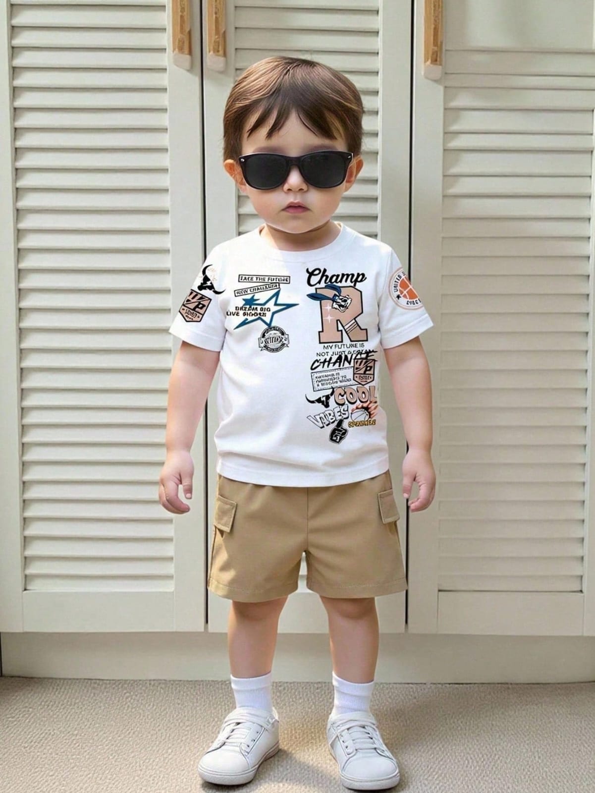 CONJUNTO DE NIÑO CON ESTANPADO