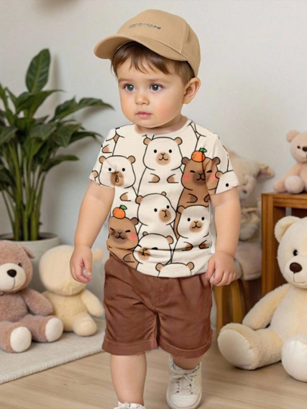 CONJUNTO DE NIÑO DE CAPIBARA
