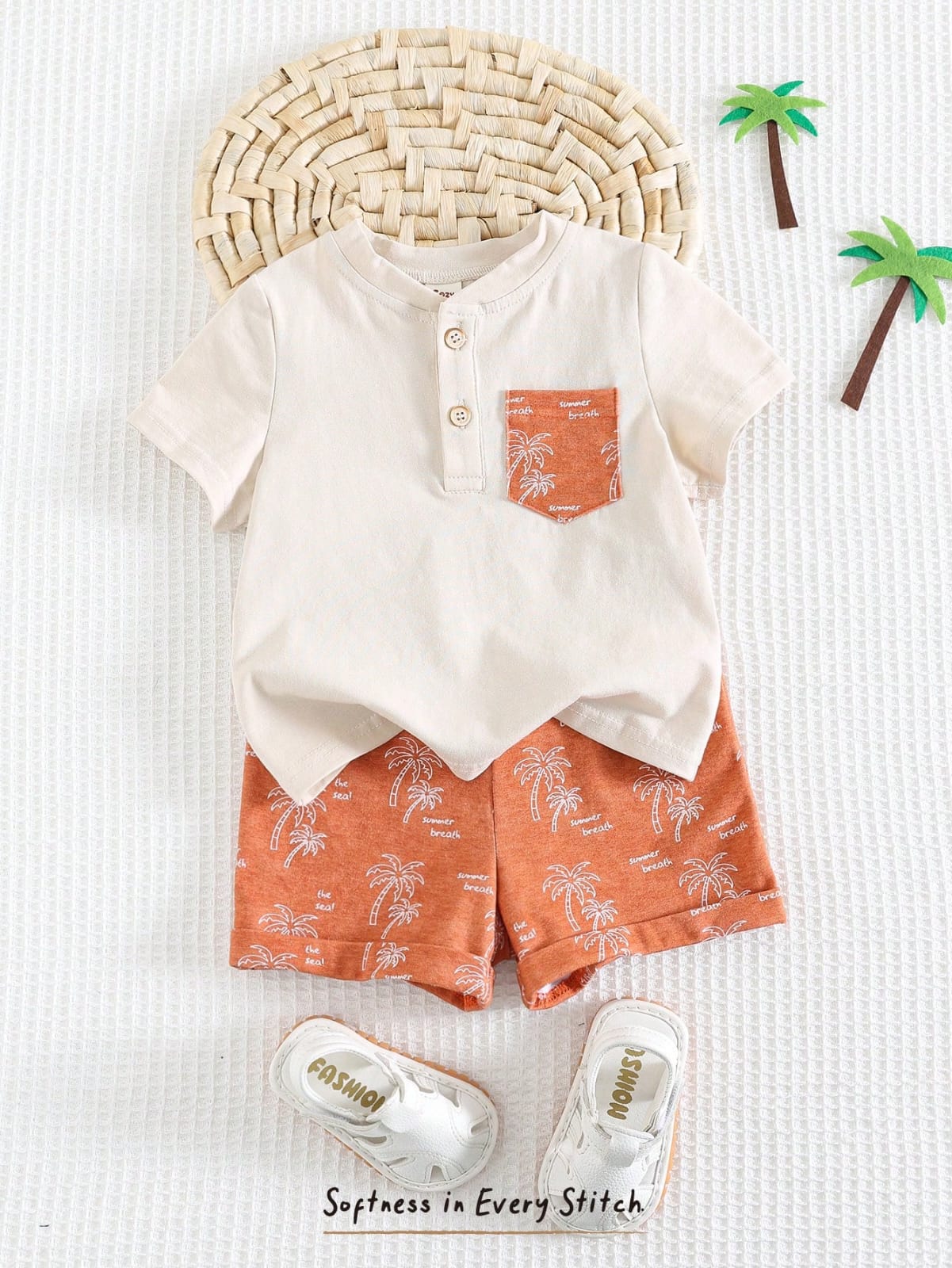 CONJUNTO BEIS Y NARANJA DE NIÑO 0008819