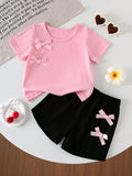 CONJUNTO DE SHORTS DE NIÑA