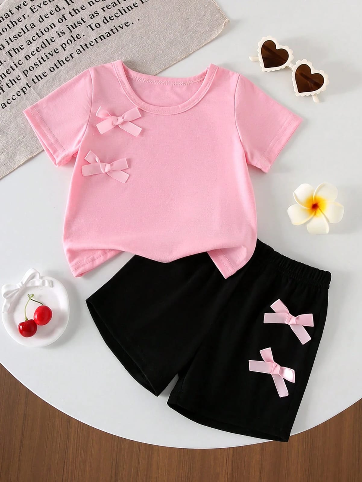 CONJUNTO DE SHORTS DE NIÑA