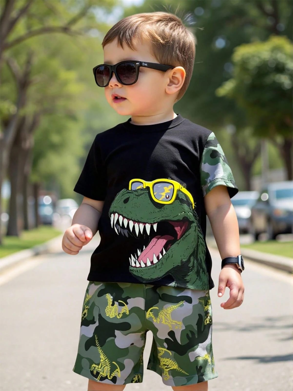 CONJUNTO CON DINOSARIO DE NIÑO 0008790