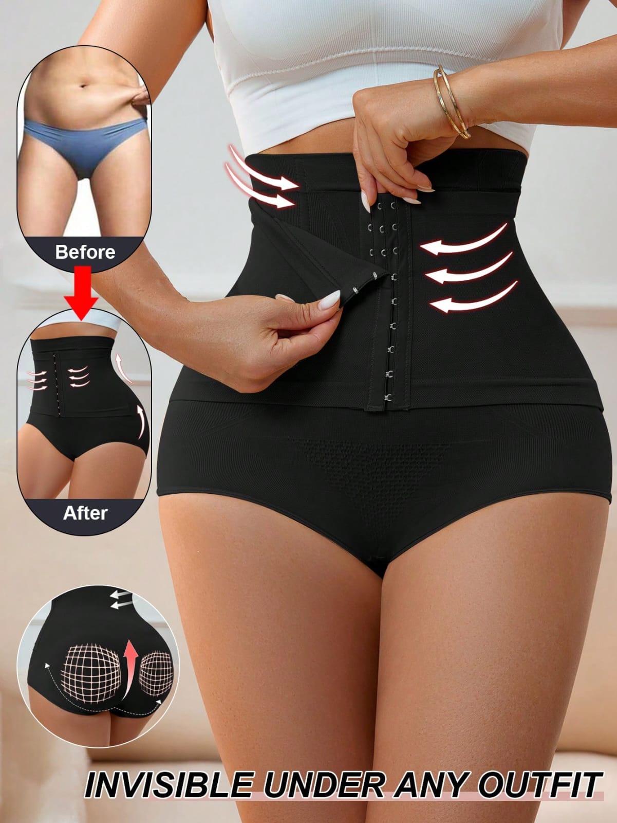 FAJA DE CINTURA ALTA LEVANTA GLUTEOS