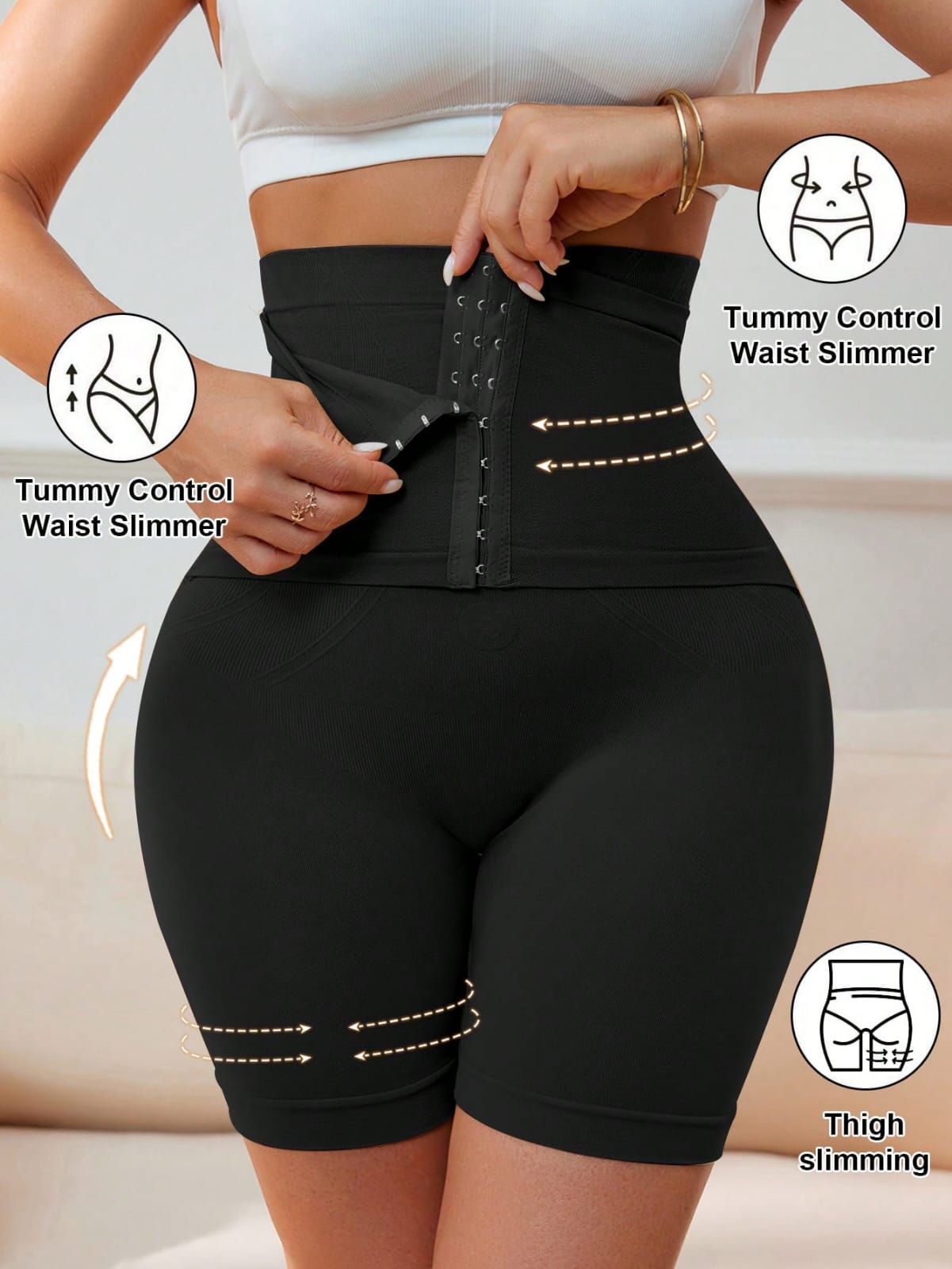 FAJA CINTURA ALTA AJUSTADOR DE MUSLOS
