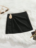 FALDA DE BAÑO TRANSPARENTE NEGRA