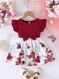 VESTIDO DE NIÑA CON DISEÑO DE MARIPOSA