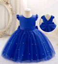 VESTIDO COLOR AZUL DE NIÑA