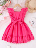 VESTIDO DE NIÑA COLOR ROSA