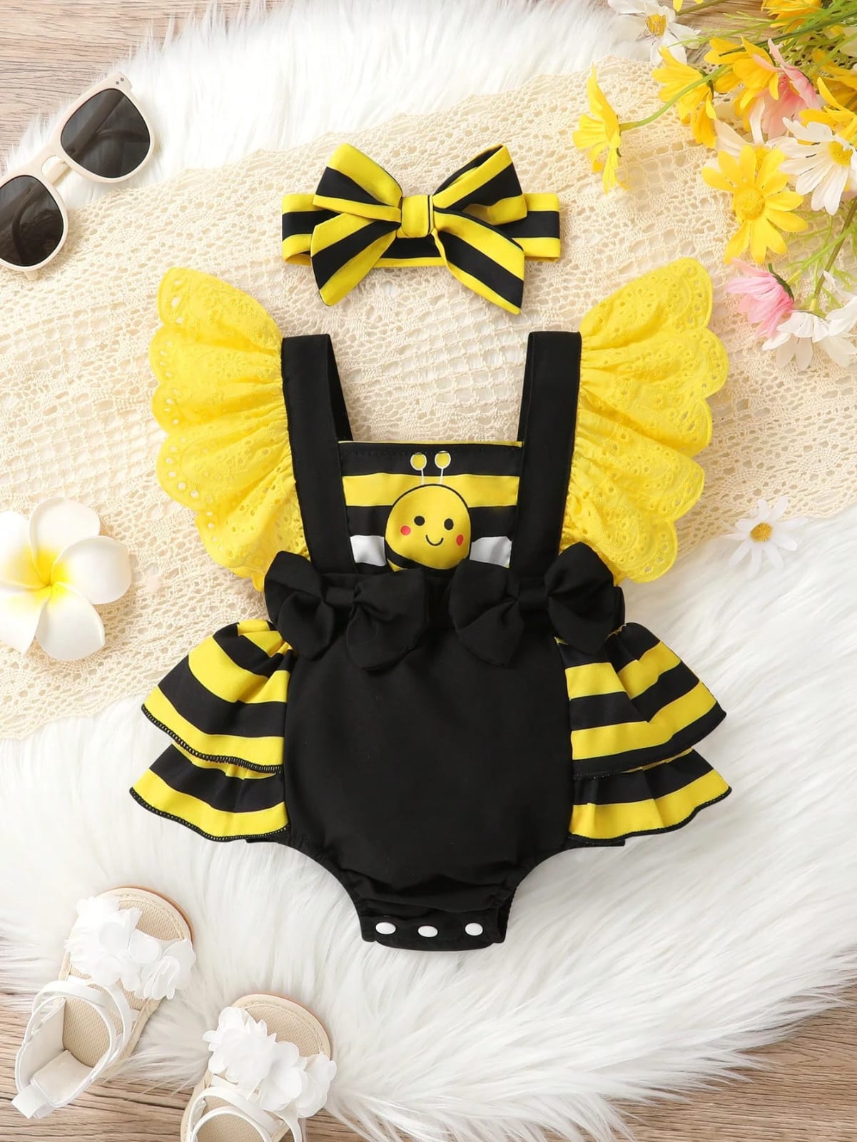 TRAJE DE ABEJA PARA NIÑA
