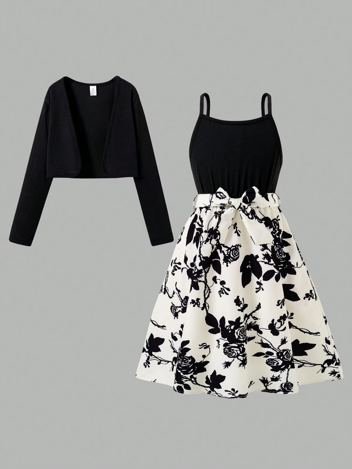 CONJUNTO DE NIÑA VESTIDO + CHAQUETA