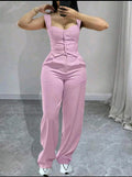 CONJUNTO DE DAMA COLOR ROSA