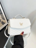 CARTERA BLANCA CON MARIPOSA 0009052