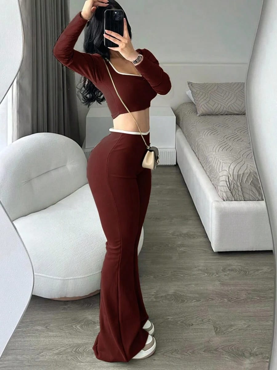 CONJUNTO DE PANTALONETA DE MUJER