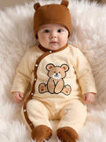 MAMELUCO BEIS CON BORDES CAFE DE NIÑO 0009246
